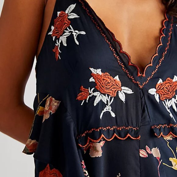 Free People Audrey Embroidered Maxi Dress - Picture 4 of 11